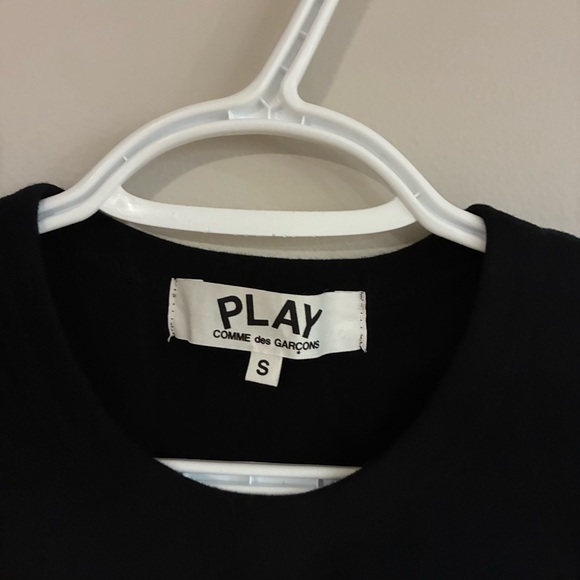 COMME DES GARÇONS PLAYLOGO PRINT KNIT TEE - Picture 4 of 4
